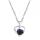 Sodalite Love Heart Birthstone Pendse Pendse Gemstone Collares para mujeres