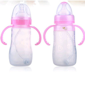new silicone baby bottle to emulate the real thing