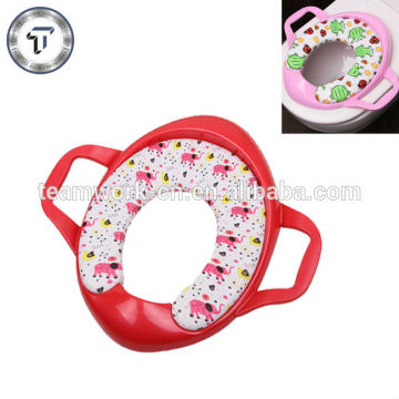 Soft sponge cushion baby closestool children's potty with handle