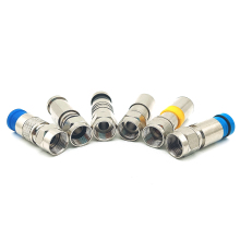 F Type Male Plug Compression Cable Connector Adapter