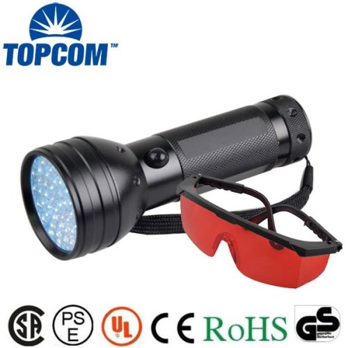 51 LED Ultraviolet Flashlight Aluminum Ultraviolet LED Flashlight