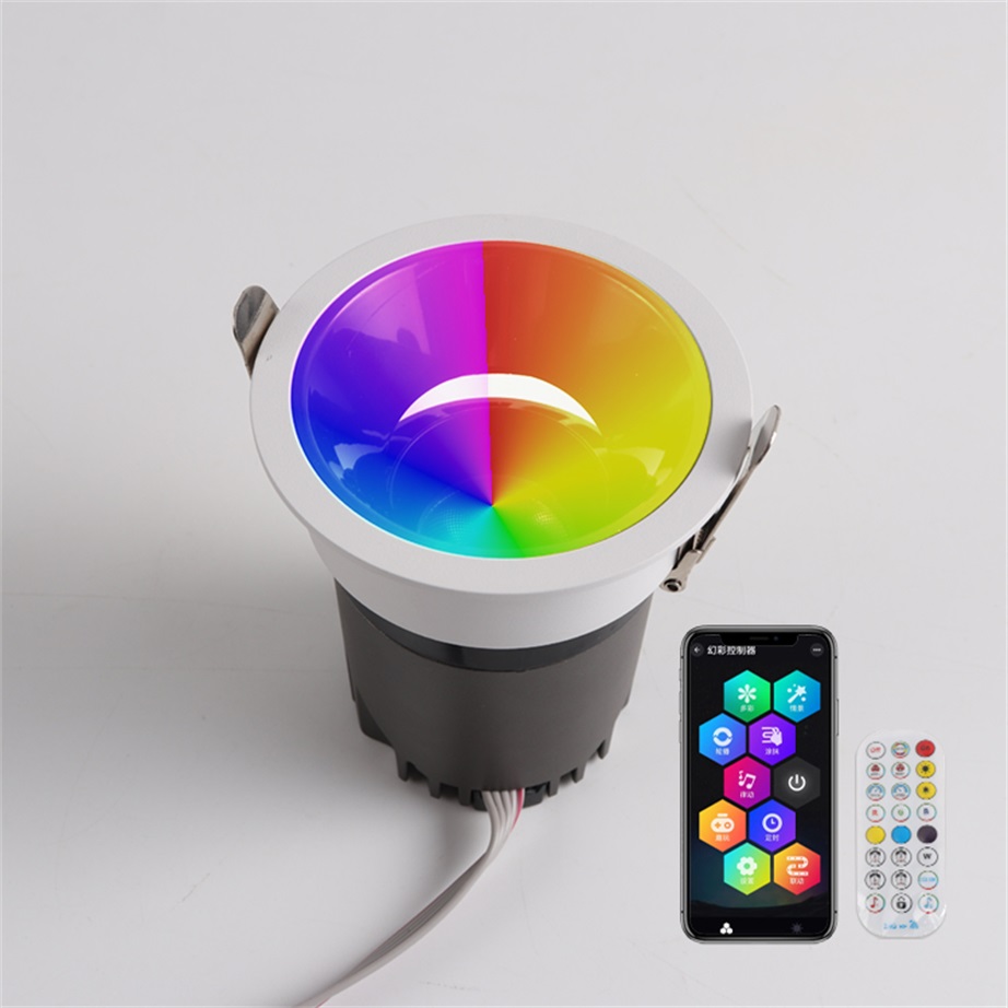 Adjustable Luminous value 400lm  LED colorful  Spot Lights 20W LED Recessed spotlight