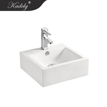 Square Shape Italian Bathroom Ceramic Basins