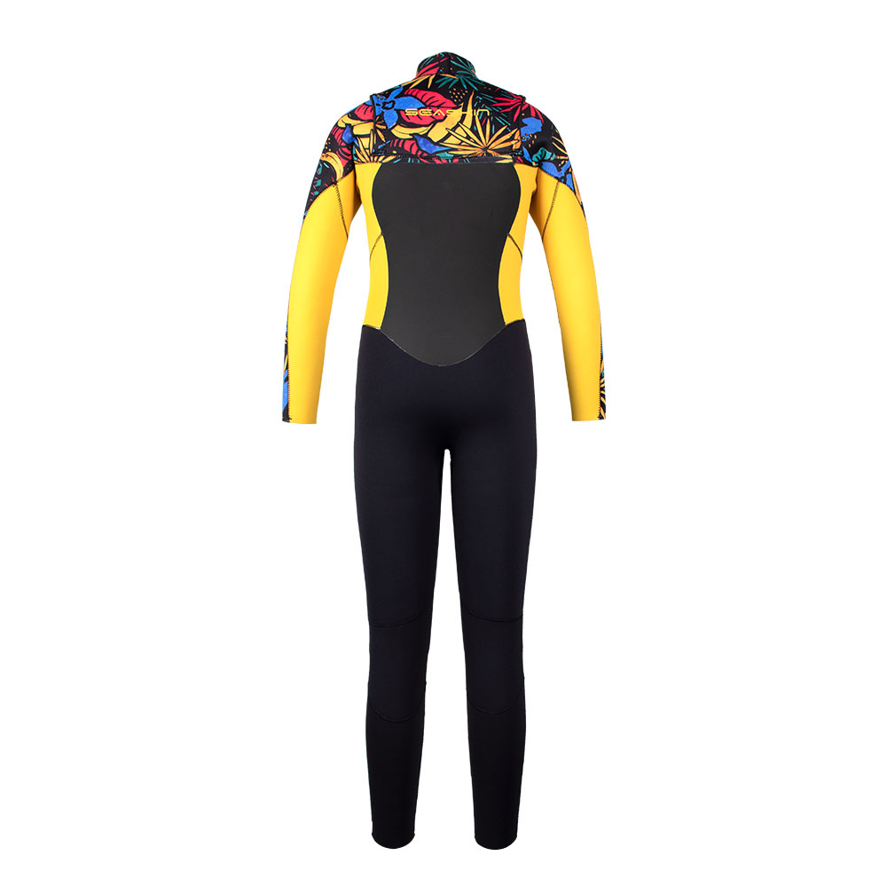 Seaskin Gilrs Full Body Chox Zip EcoPrene Surfing Wetsuits