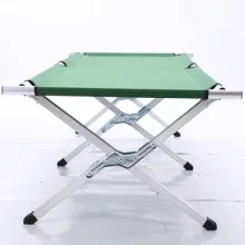 Aluminum Foldable Cot Outdoor Camping Folding Bed