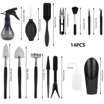 Garden Planter Kit: Succulent Plants & Mini Garden Tools Set