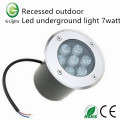 Recessed exterior led luz subterrânea 7watt