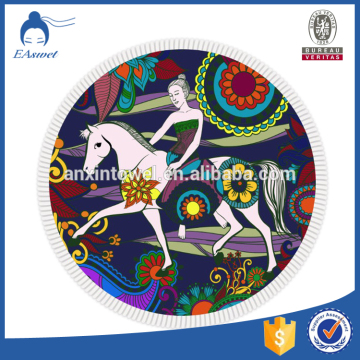 high quality soft round beach towel super quality promotional large round beach towel