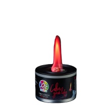 Red Colored Flame Outdoor Candle