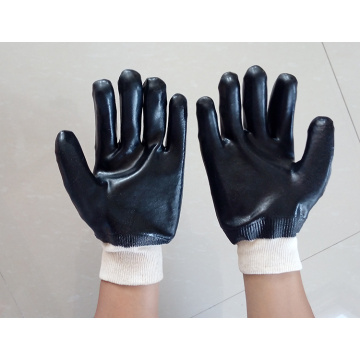 Einzelne eingetauchte PVC-Handschuhe, raues Finish