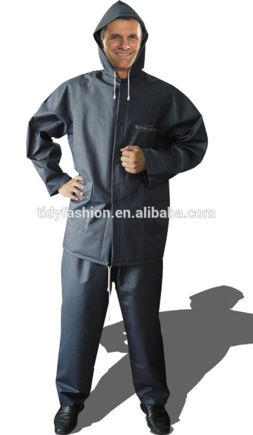 Durable Waterproof Rubber Plastic Rain Coat