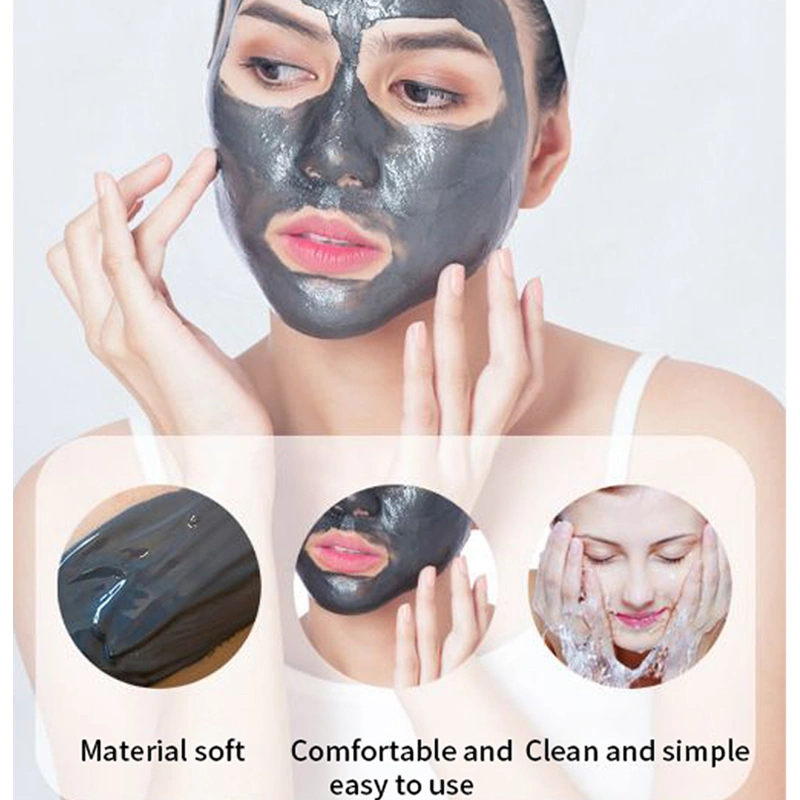 Charcoal Rose and Organic Natural Mud Face Mask ODM OEM Nourishing Anti-Wrinkle Mud Facial Mask