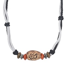 Men's Stylish Pendant Bead Surfer Choker Necklace