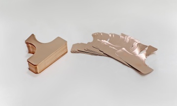 Brazing heat exchanger copper foil