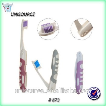 Fit well foldable toothbrush