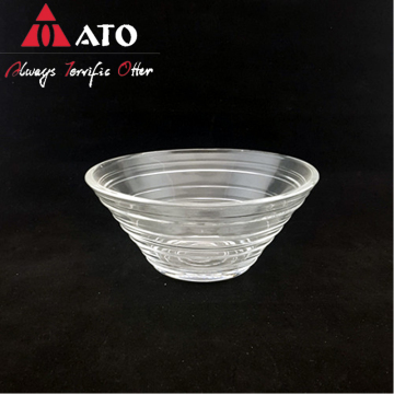 ATO Wholesale dessert bowl transparent glass salad bowl