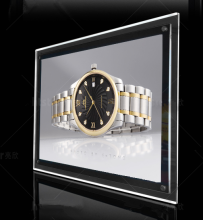 Custom Edge Lit Led Slim Crystal Light Box