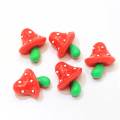 Cheap Mushroom Shaped Flat Back Cute Resins Cabochon Craft Decoration Phone Ornaments Handmade Beads Charms