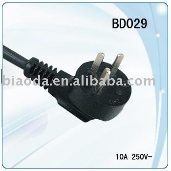 Israel power cord with ROHS approval