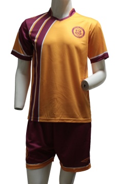 Orange sublimated soccer uniforms