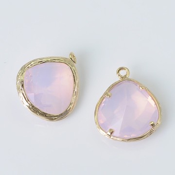 Pendant, Fashion Jewellery Opal Stone Gold Pendant, Pendant Jewelry Findings Brass P9135