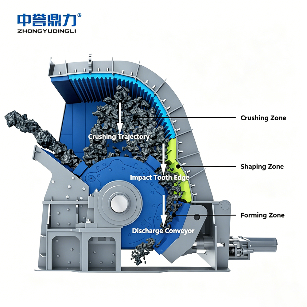 low maintenance shaping crusher