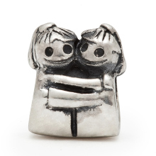 Authentic 925 Sterling Silver Sister Bead (SS13)