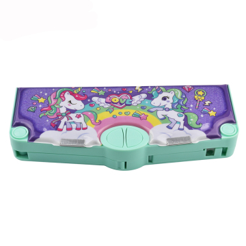 Laser Shiny Pop Out Unicorn Magnetic Pencil Case - Professional Manufacturer