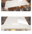 Moderne minimalistische weiße Klavierfarbe Konferenztisch