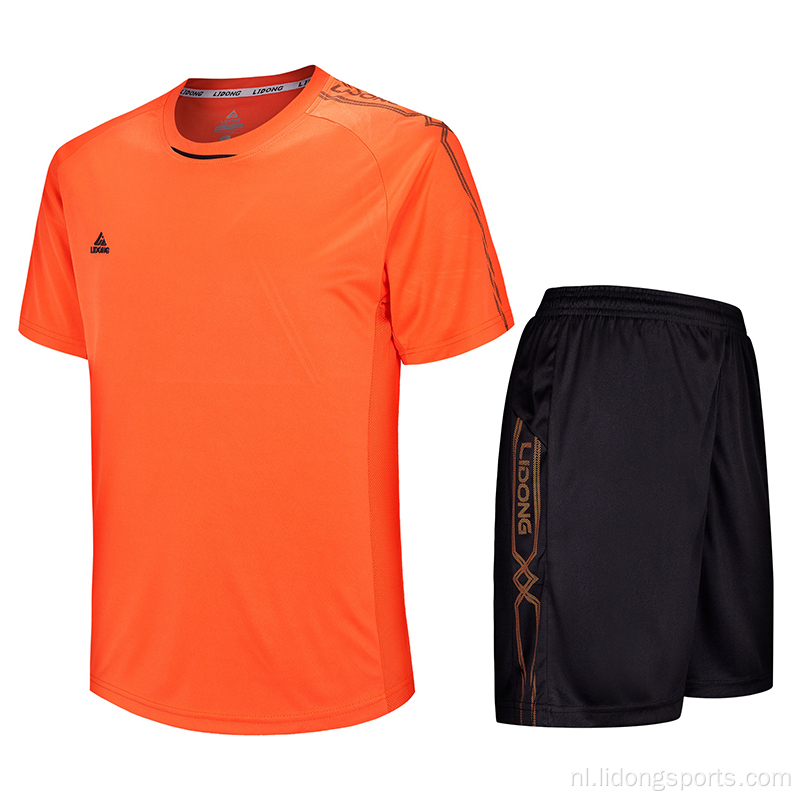 Custom Made Football Shirt Groothandel Camisetas de Futbol Sublimated Practice Soccer Uniformen Lege Soccer Jersey Uniform