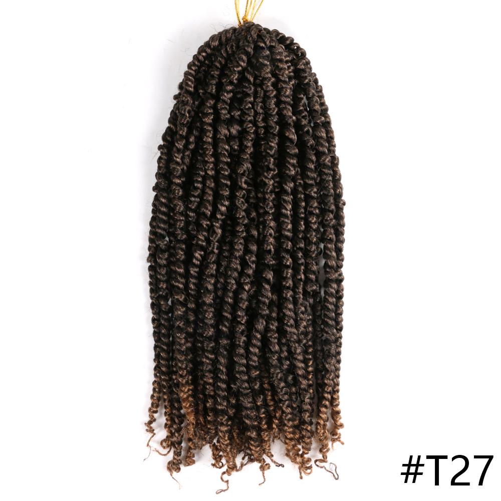 Passion Twist Braids Xtwo Crochet Braiding Hair Synthetic Crochet Hair Extensions High Temperature Fiber Braiding Hair For Women
