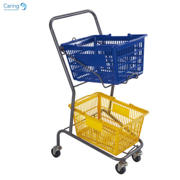 Small Shopping Cart for Tiered Shopping Experience