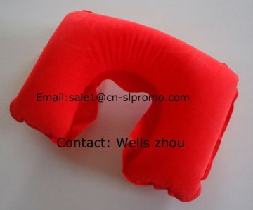 Hot sale promotion flocking pillow for travel