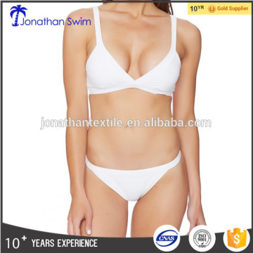 White Banded Sexy Bikini Girl