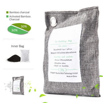 Natural Bamboo Charcoal Air Eliminator Purifier Bag Car Activated Carbon Bag Moisture Odor Eliminator