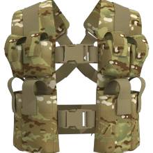 Multicam Camo Assault Vest with Plate Carrier and Pouches