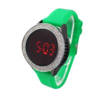 Rubber Buckle Touch Screen Led Watch Anti Shock Gift Watch For Teenager
