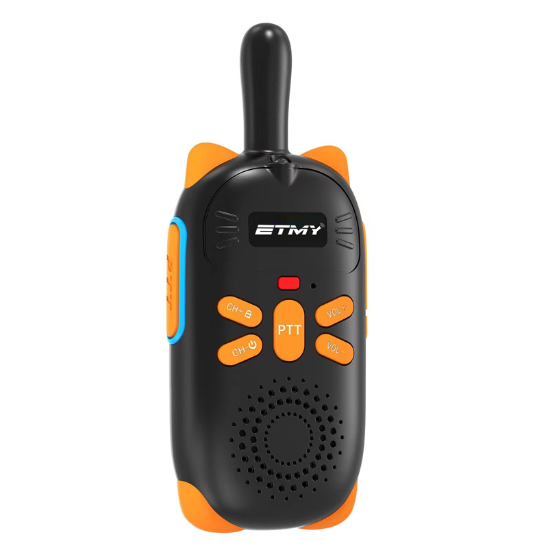 ET-K16 Pink  Kids Licence Free Walkie Talkie Rechargeable  0.5W 2W VHF UHFHand Held Radio for Children Outdoor Camping