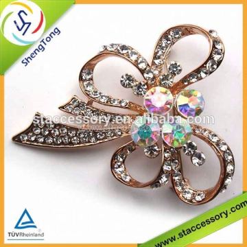 handmade flower brooches Fashion Jewelry Flower Brooch Crystal Brooch