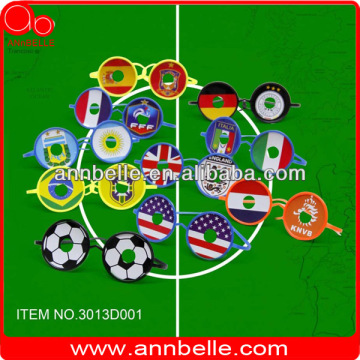 Foldable football glasses world cup 2014 souvenir