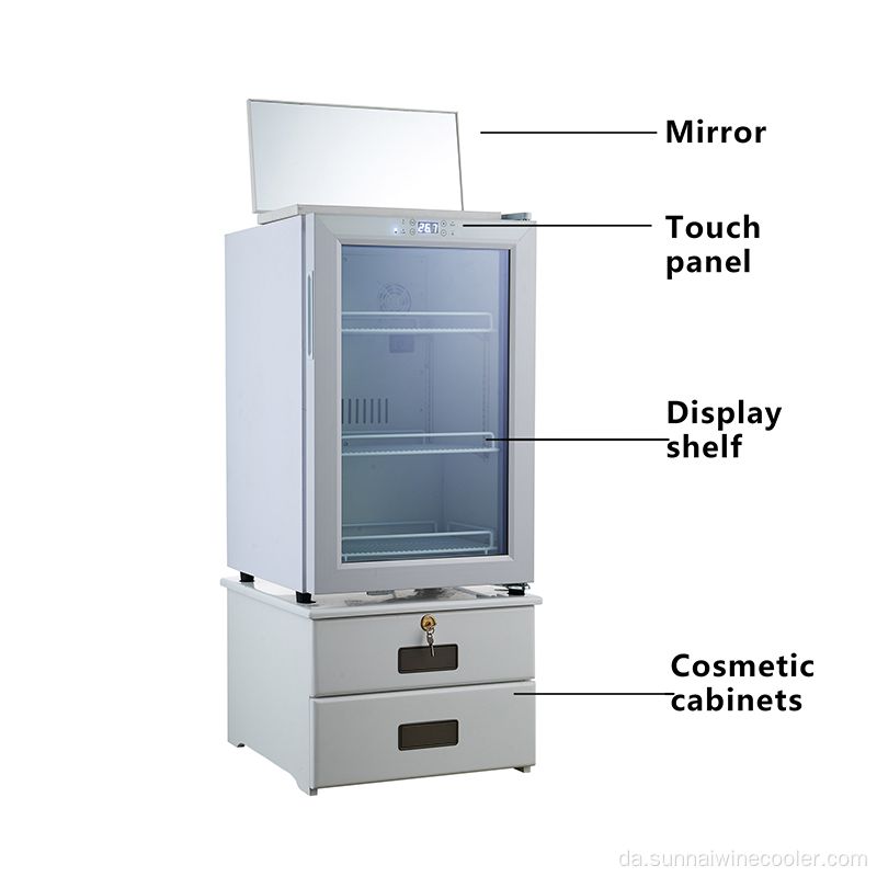 Smart Thermostat Køleskab Freestanderende kosmetisk køler