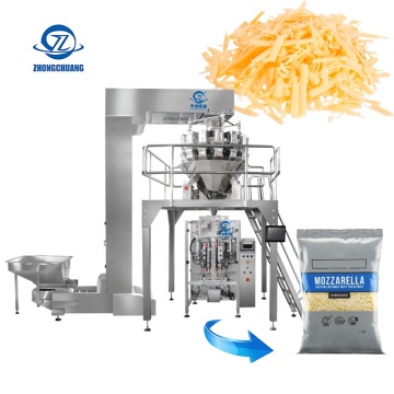 Automatic Roll Film Packaging for Grated Mozzarella Cheese - Vertical Form Fill Seal Machine