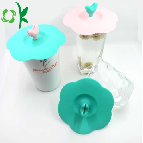 Silicone Coffee Tea Mug Cup Cover Cap Lids