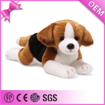 Custom lifelike plush beagle dog, plush dog toys wholesale