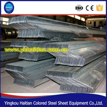 hot rolled galvaized / cold bending Z channel z purlin z bar z steel beam z channel