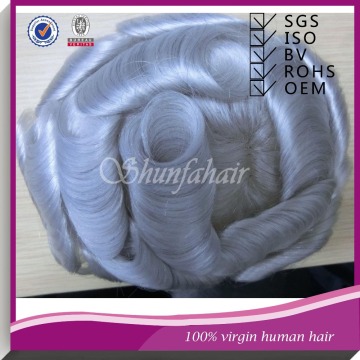 Grey hair mens toupee,toupees afor hair toupee,skin toupee scalloped toupee,skin toupee toupee