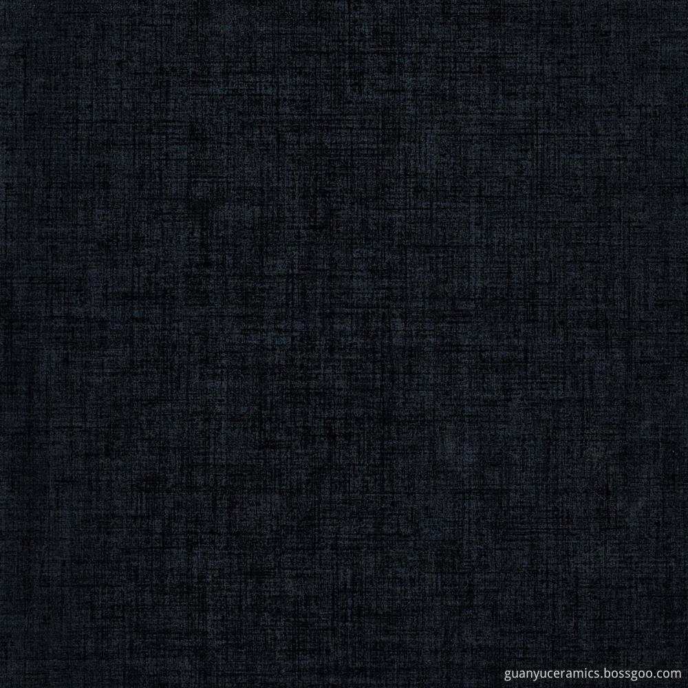 Black Brocade Matt Finish Floor Tile