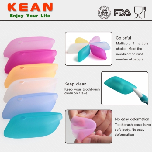 Hot Sale Food Grade Liquid Silicone Toothbrush Case