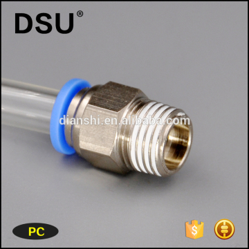 PC series high quality pneumatic fitting / one touch tube fitting / quick connector / push in fitting