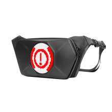 Luminous Motorcycle Sling Bag with LED Display